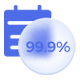 99.9% Uptime Guarantee